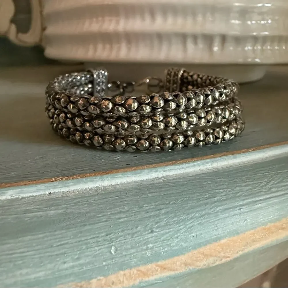 Silpada 925 Sterling Silver Multi Chain Bracelet